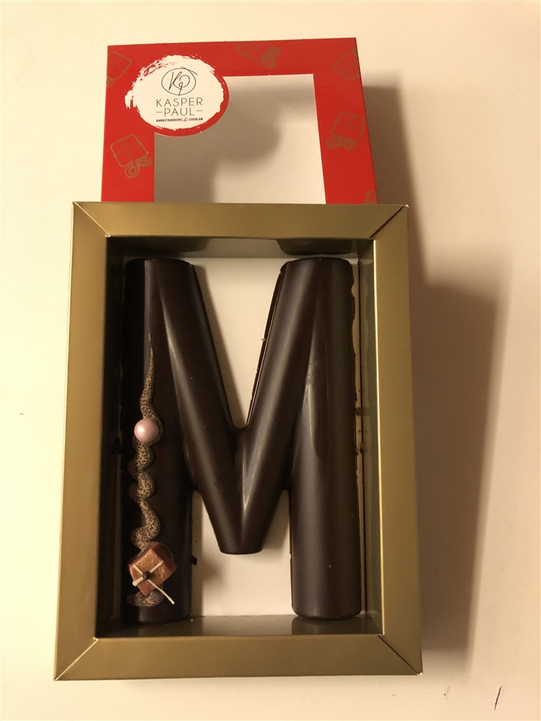 Chocoladeletter puur blok