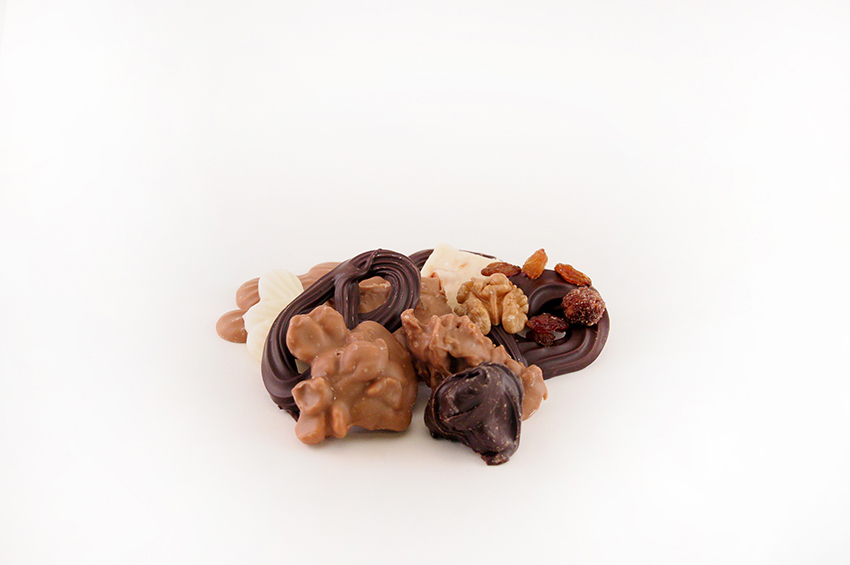 Chocolaatjes gesorteerd