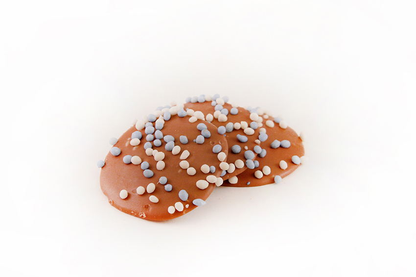 geboorte chocolaatjes blauw