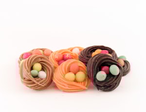 Room chocolade nestjes